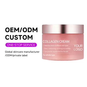 OEM ODM Refreshing Lightening Moisturizing Nourishing Beauty Anti Acne Soothing Repair Face Collagen Lady Skin Care Lotion Cream