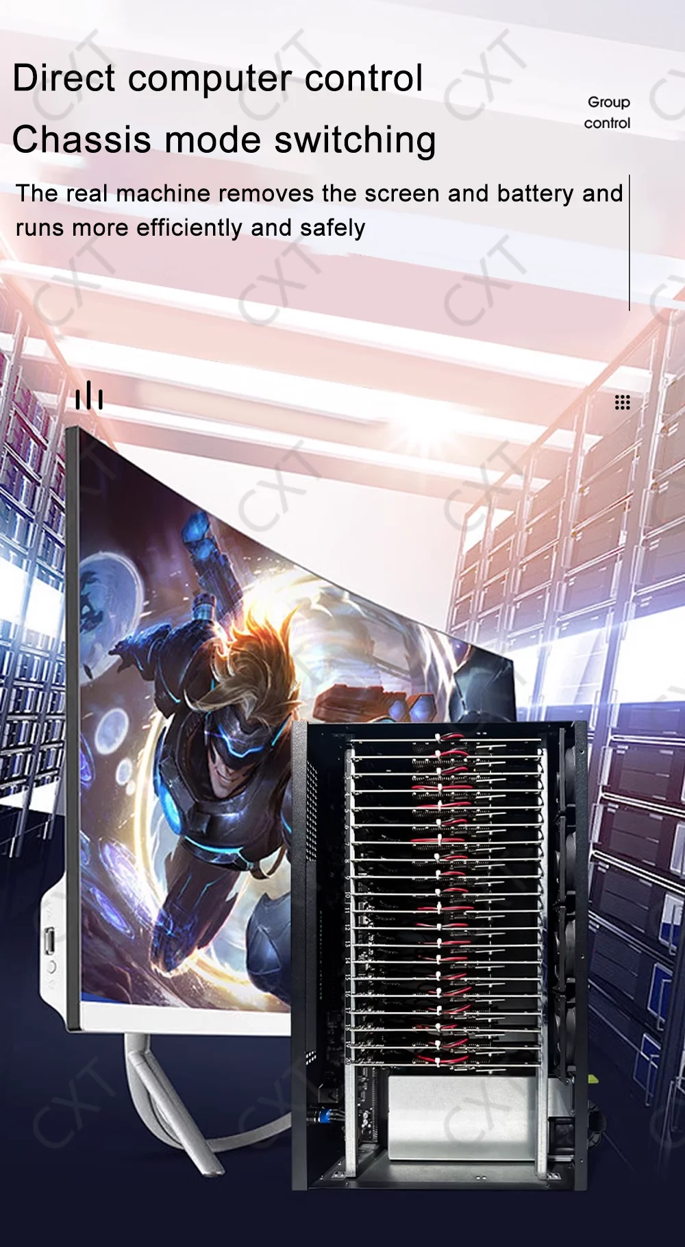 Mobile Phone Motherboard Box PHONE FARM BOX WITH OTG Ethernet Smartphone Farming Chassis Click Farm for Samsung S8 S8+ S10 S20