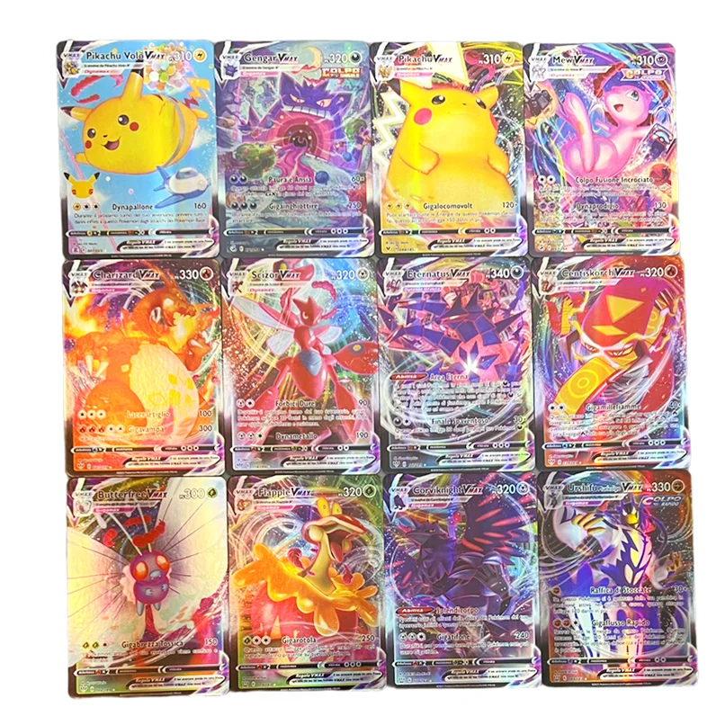 Italian Pokemon TCG Cards Ultra Rare Included - GX Vmax HOLOS Pokemon Trading Card Game New Release Italian Pokemon TCG Cards Ultra Rare Included - GX Vmax HOLOS Pokemon Trading Card Game New Release