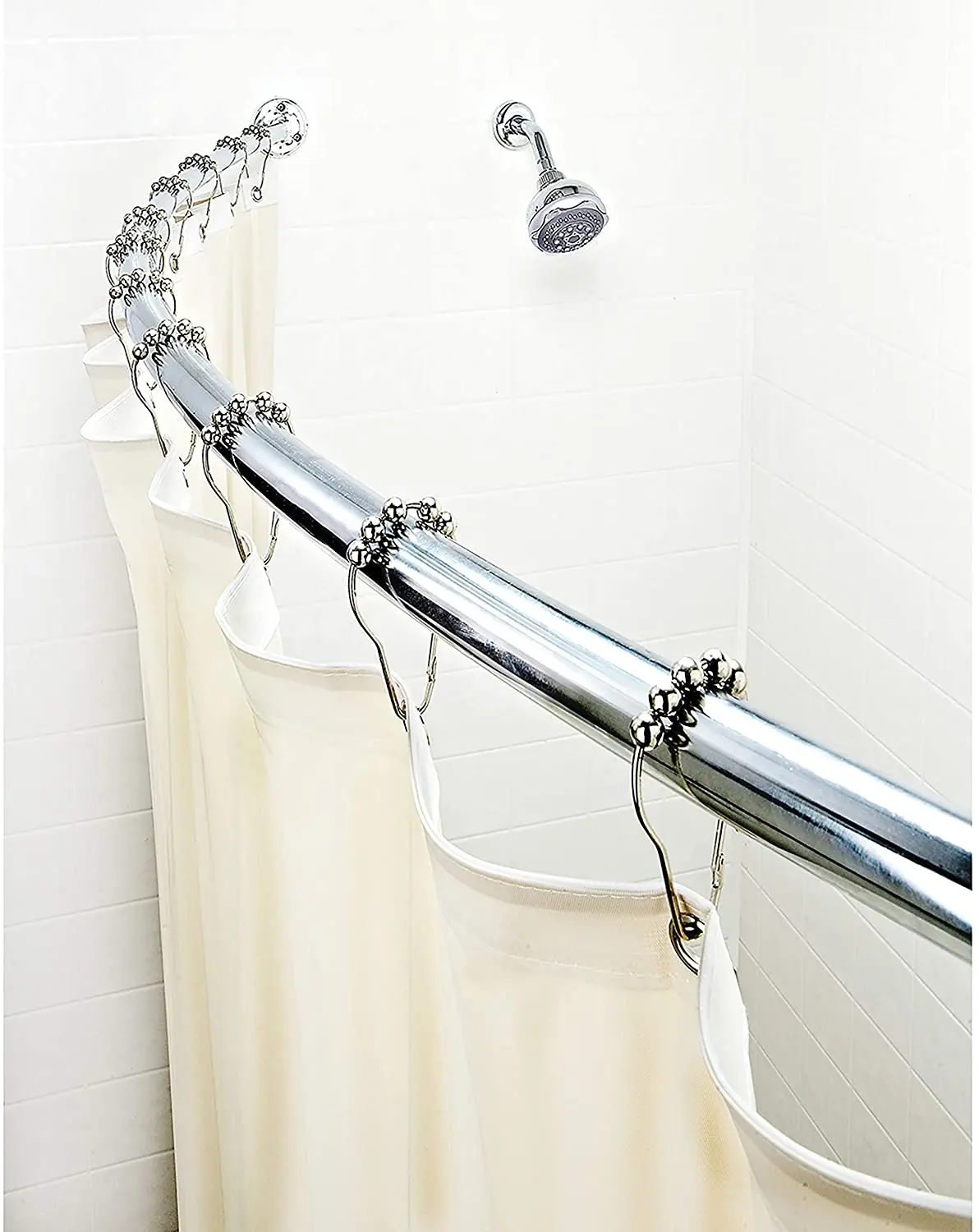 Adjustable Stainless Wall Mounted Curved Shower Curtain Rod Buy Extension Shower Curtain Rod