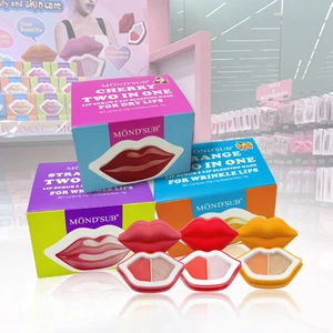 Private Label Vegan Lip Care Exfoliating Lightening Lip Scrub and Balm Set Fruit Lipbalm Moisturizer Sleeping Mask Lip Balm Logo