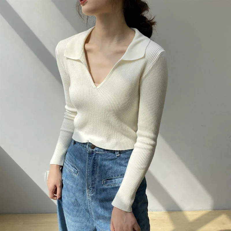 Color Sweatshirt Women Jumpers Tops 