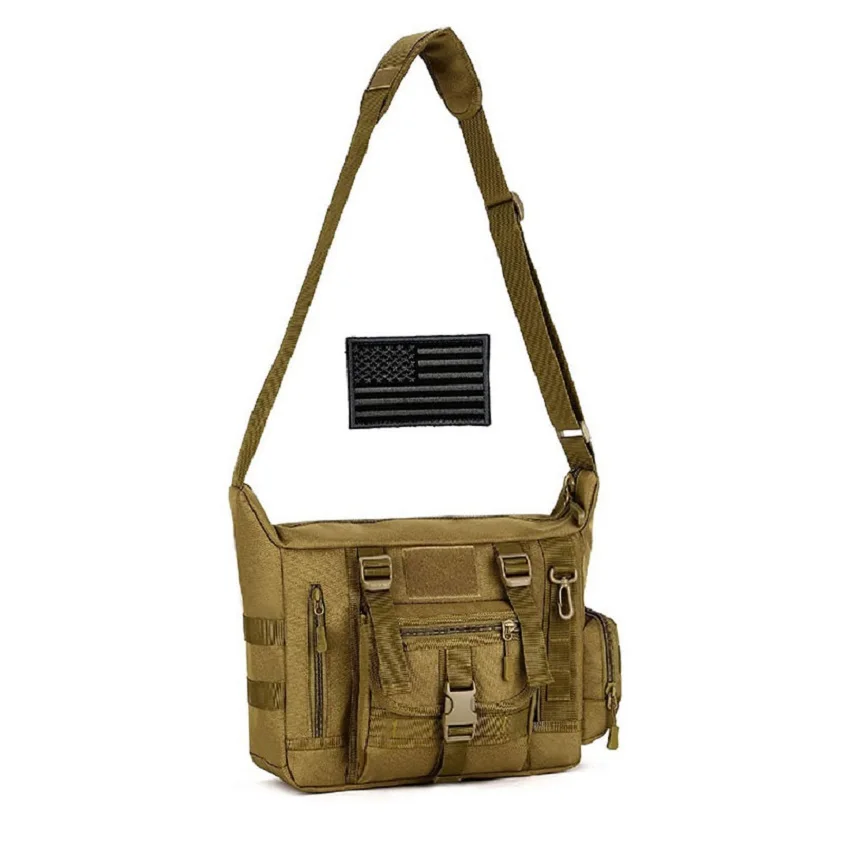 Multifunctional Tactical Shoulder Crossbody Bag for Outdoor Tactical Assault Gear Sling Pack Hunting Messenger Bag