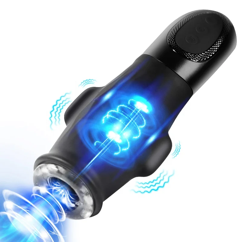 Automatic Male Masturbator Hands Free Rocket Sucking Cup Soft Pussy Sex Toy for Men