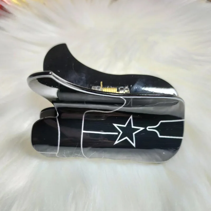 Fashion Western Checkered Leopard Cowboy Hat Boots Claw Clips Fancy