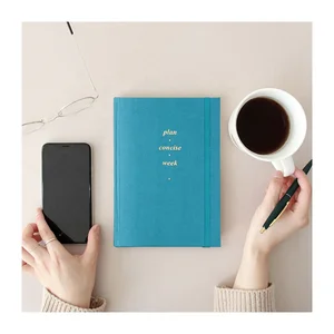 Small Batch Custom Logo Eco Friendly Meeting Notebook A4 A5 A6 Waterproof Hardcover Fabric Planner Sewing Binding Dairy