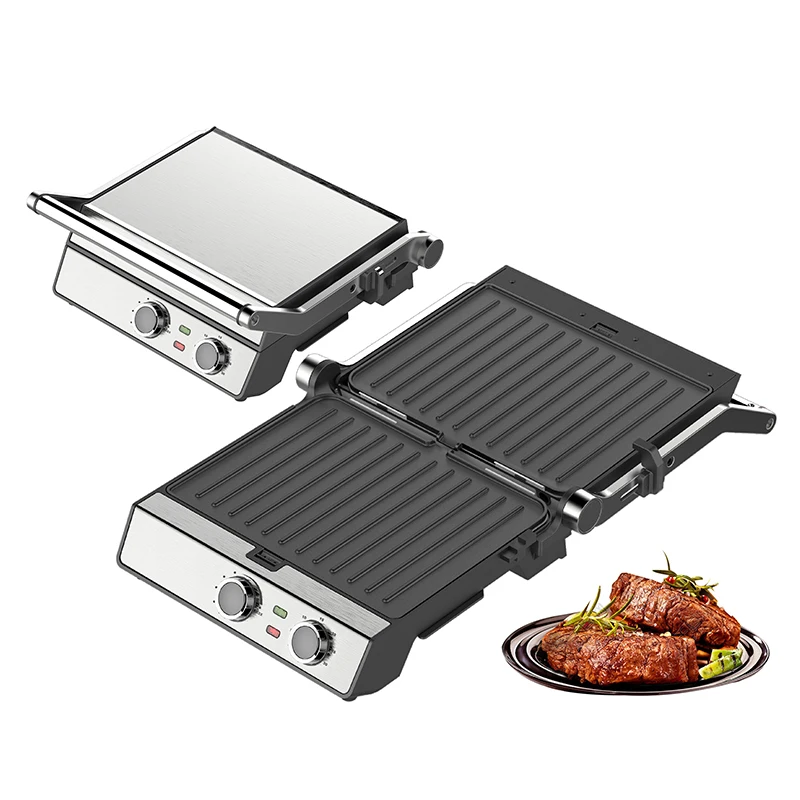 ITOPFOX 1300-Watt Electric Grill Deeper Baking Tray with Lid