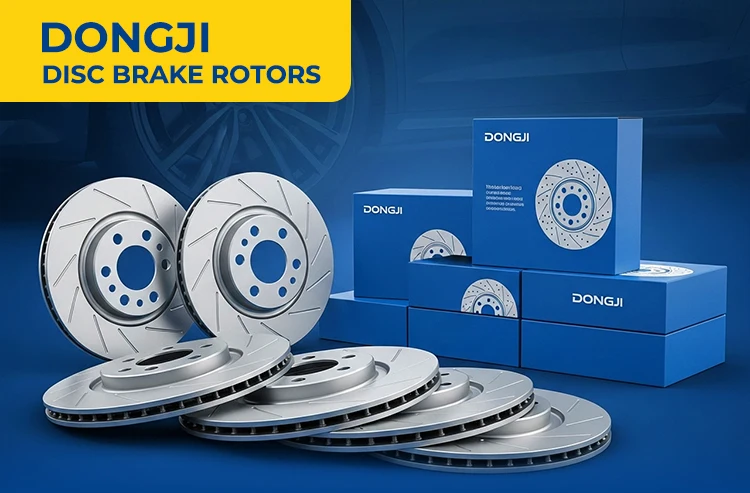 product high quality front brake disc rotor set wholesome drilled slotted design left right for chery tiggo 9 iron material rear-1