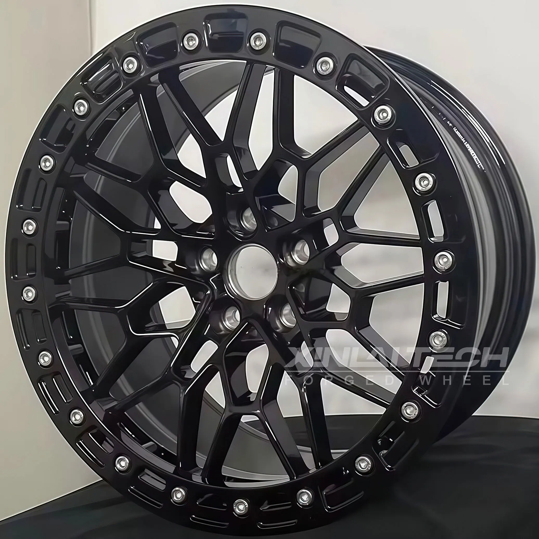 XINLAI Beadlock Custom Forged Wheels 6x139.7 6x114.3 Wheels 4x4 off Road Car Alloy Rim for jeep Land Rover gmc Wheels - Image 5