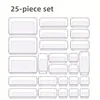 transparent 25-piece set