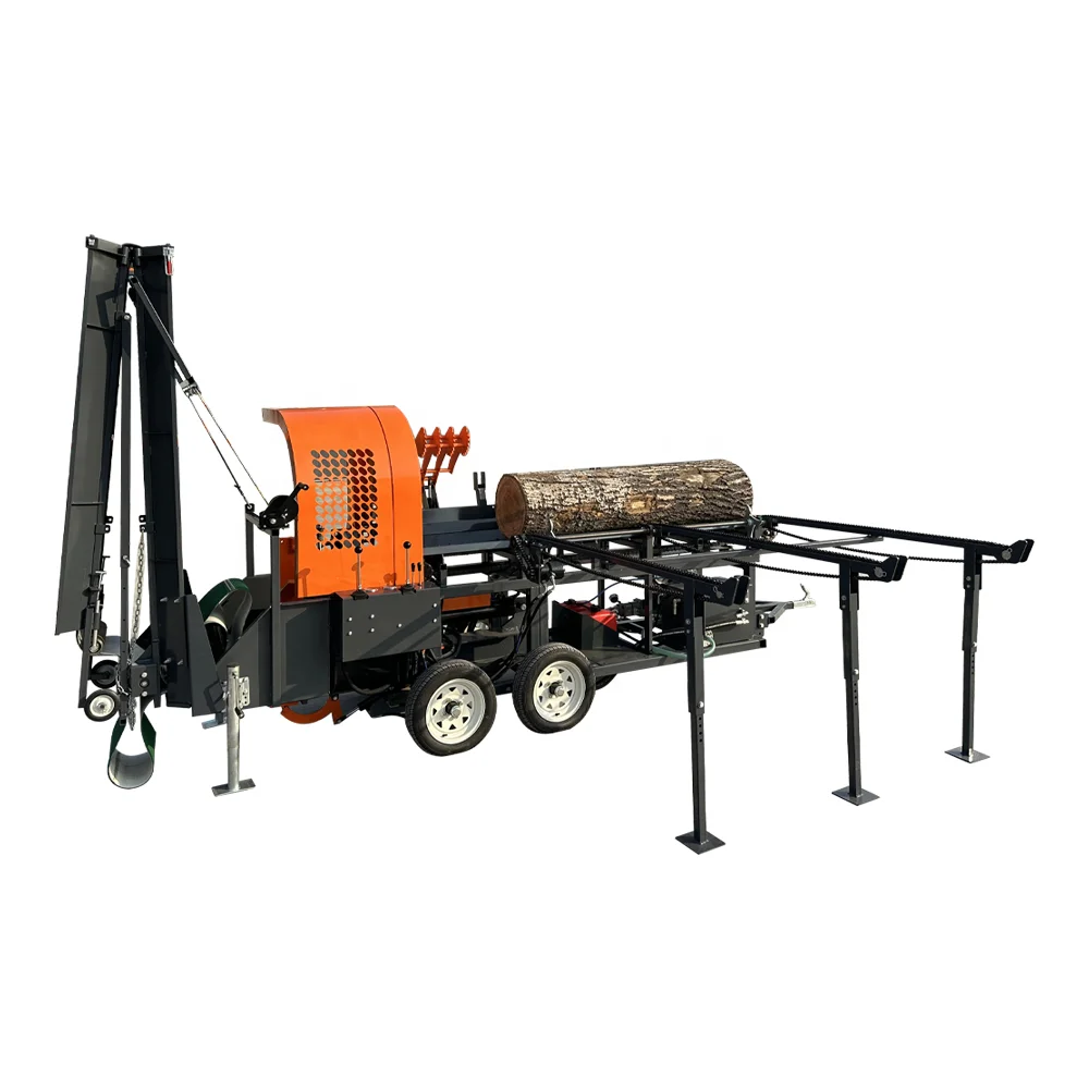 RIMA Chainsaw Firewood Processor with 30ton Hydraulic Power
