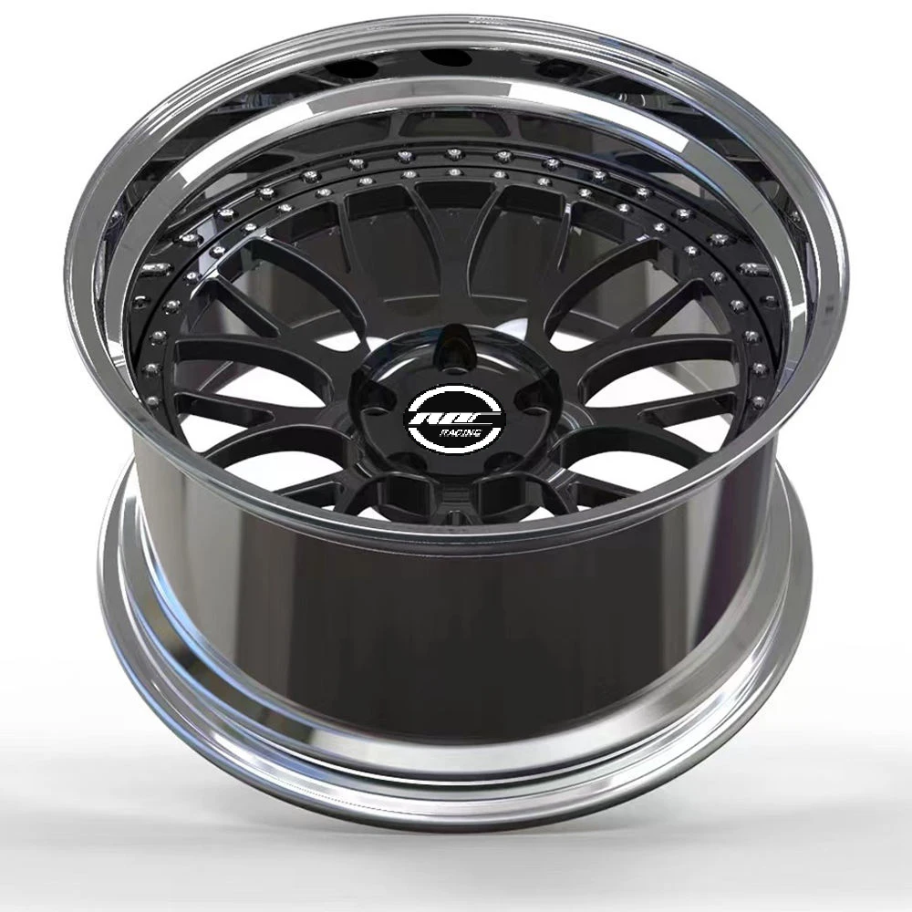 Factory Popular Design Deep Concave 5X112/114.3/120/127/130 Forged Alloy Wheels 18 -24 Inch  Urus Aventador  2 Piece Wheels