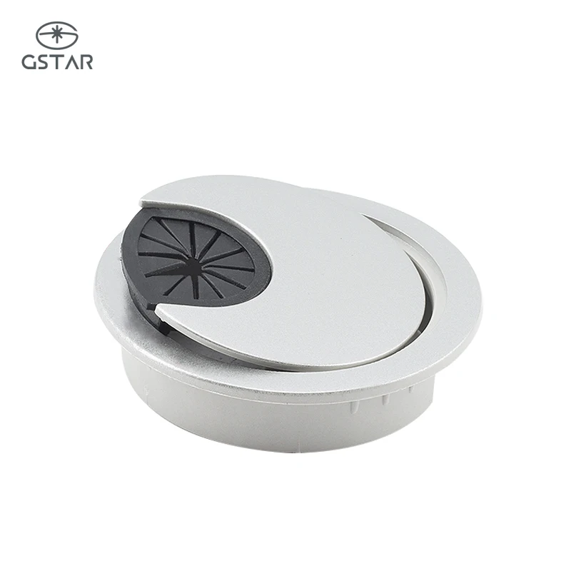 60/80 Mm Tavolo Da Scrivania Plastica Copertura Foro Cavo PC - Foto 3