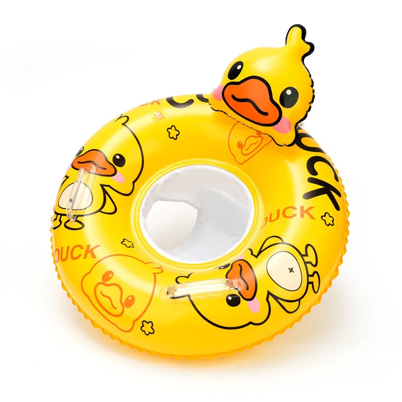 Надувное безопасное сиденье с поплавком для детей 6-36 месяцев плавательное кольцо детское поплавковое кресло ручками измерение 56*26