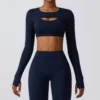 long crop top#NAVY