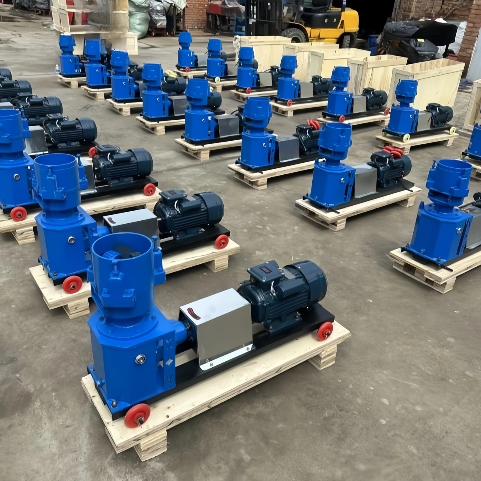 High Quality Mini Animal Chicken Making Feed Pellet Machine Mill Fish Cattle Granule Pelletizer Processing Pig Produce Poultry