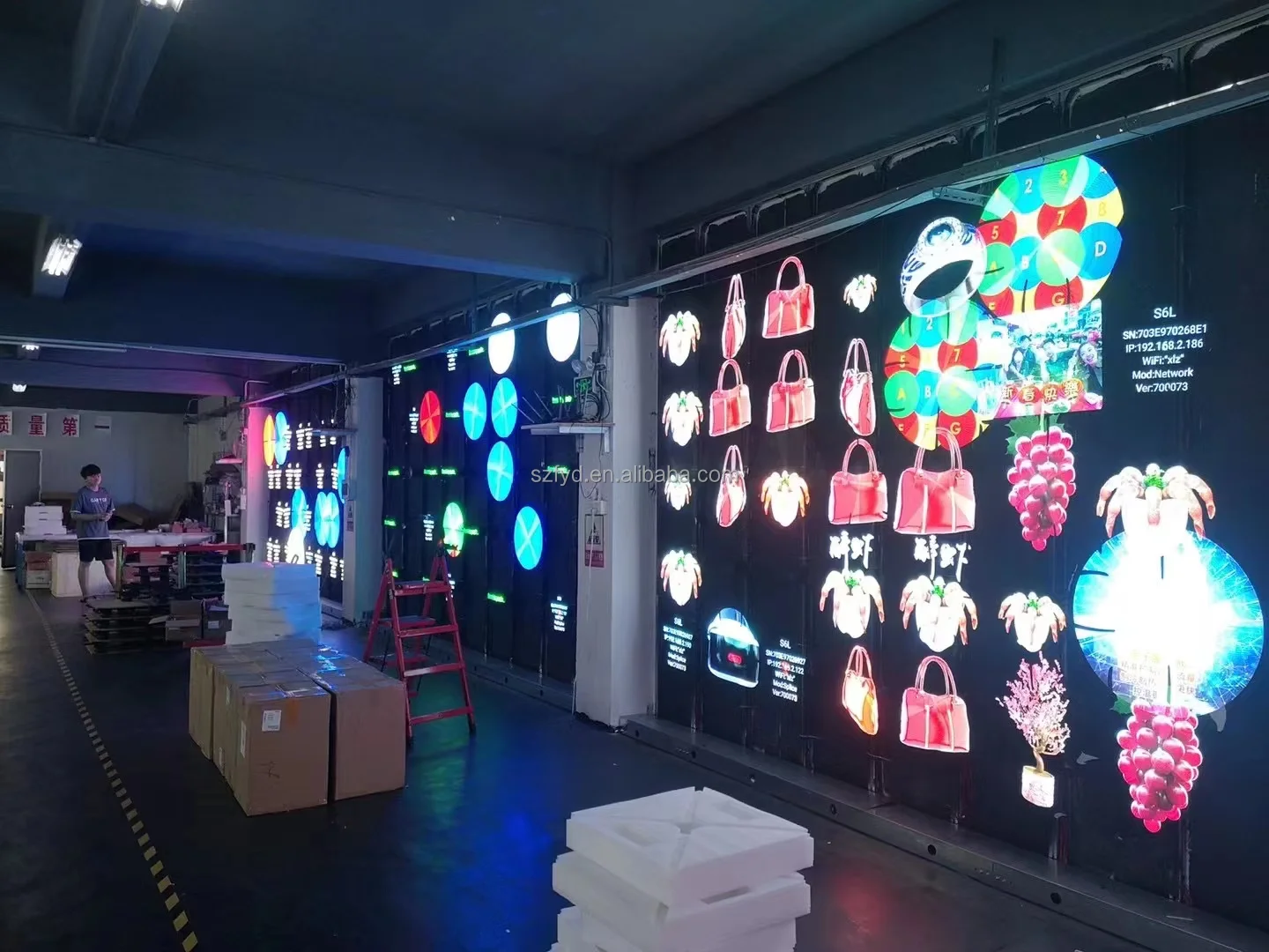 3D Hologram Fan Display with APP Remote Control - HD LED Holographic ...
