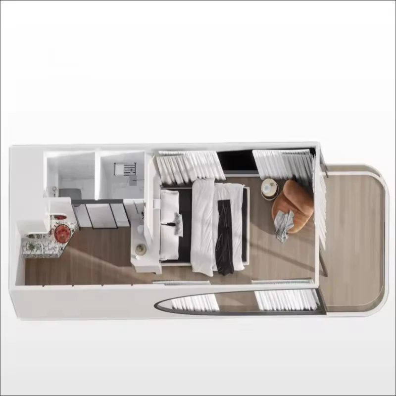 Cymdin Popular Space Capsule Home Space Capsule Outdoor Mobile Space Capsule with Kitchen and Bath