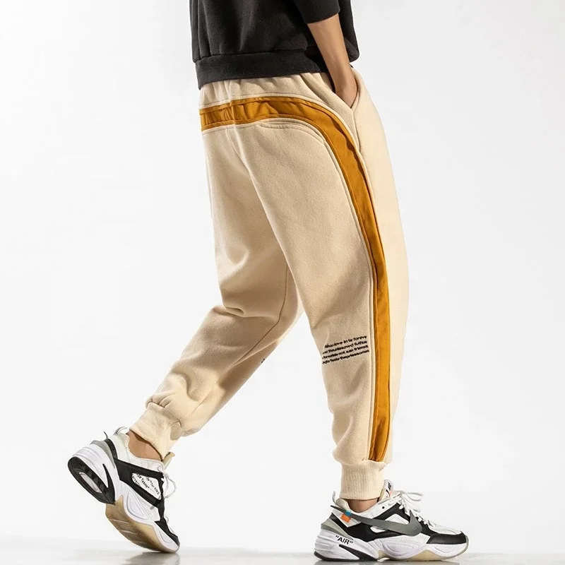 OEM Side Striped Sweatpants Men 2021 Brand New Jogger Pants Men Fashion Streetwear Hip Hop Trousers Male Loose Fit Harem Pants