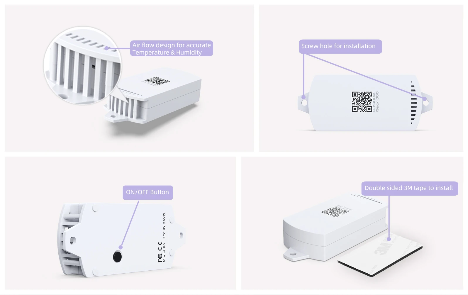 Sensor Beacon K6  support Temperature and other sensors