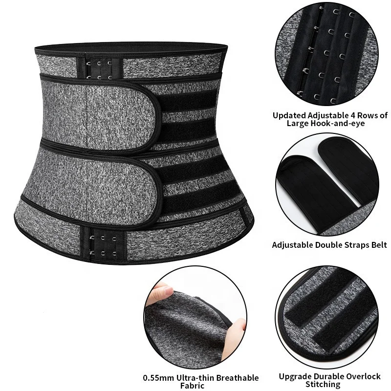 Регулируемый неопреновый триммер для талии подтяжка ягодиц пояс живота обертка повязка похудения Женский тренер