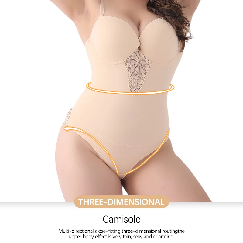 SXLH Post-Op Surgery Firm Lace Breathable Plus Size Waist Cincher Girdle Sheath Leggings Full Body Shaper