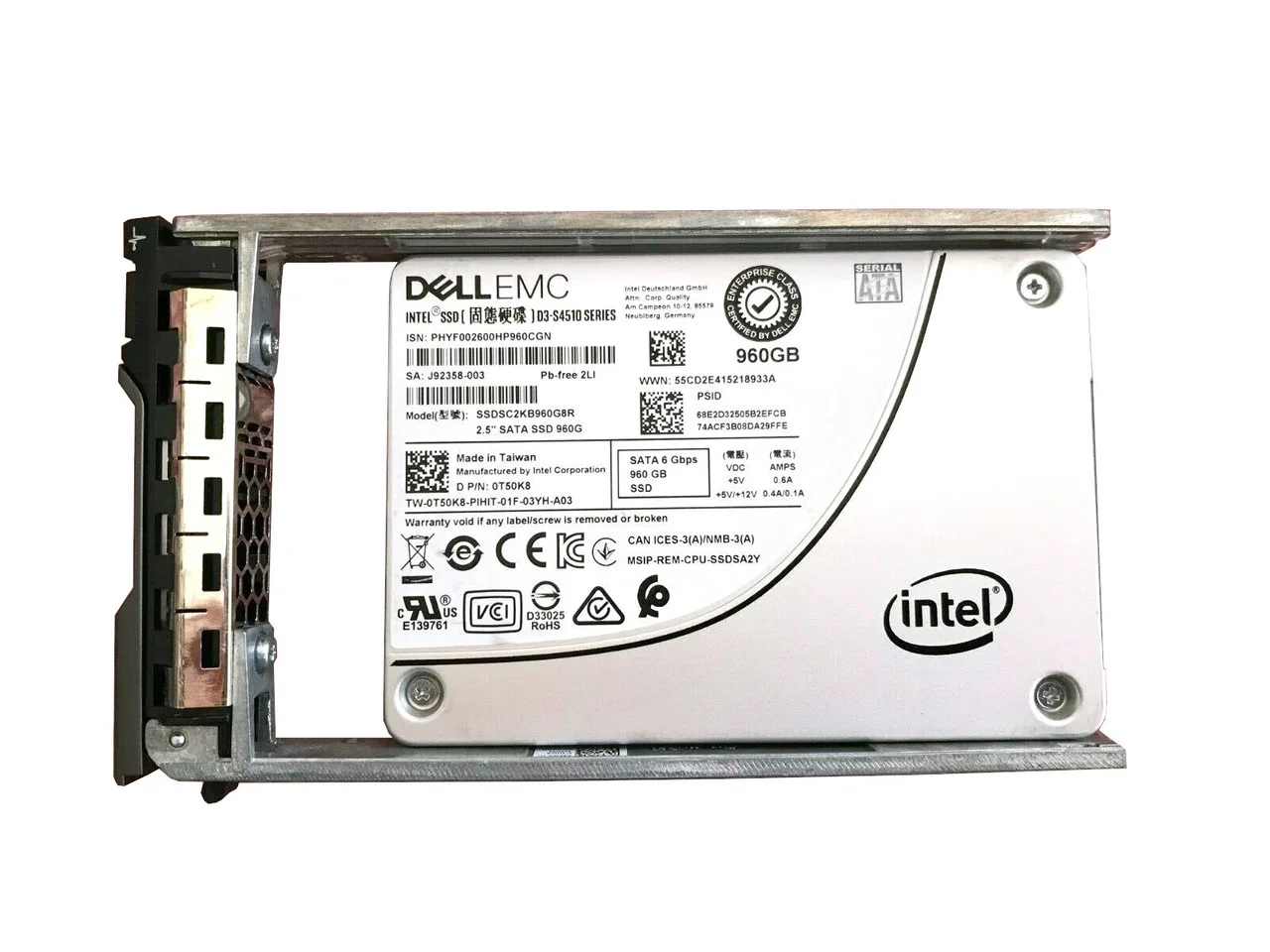 Dell 960GB SSD SAS 12gbps - High Performance Server Drive