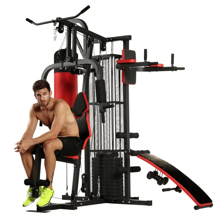 Оптовая продажа, домашний набор для спортзала, многофункциональное тренировочное оборудование, многофункциональная станция