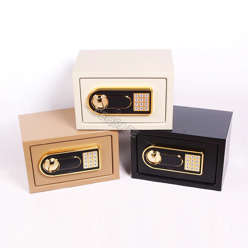 CEQSAFE Hot Selling Metal Home Office Steel Electronic Digital Password Security Small Safe Box