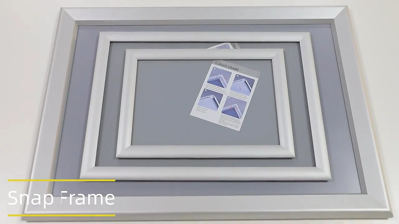 Cydisplay 20mm A1 Aluminium Edge Mitred Corners Snap Frame Poster