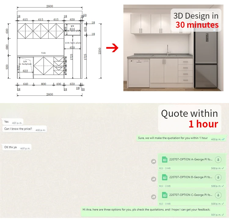 Hot Sale Kitchen Vanity Modern Uv Lacquer Plywood Kitchen