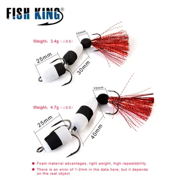 Cheery FISHKING Floating Foam Bait Three Anchor Barbed Hooks Bass Fishing High Carbon Steel Material Bottom Fishing Technique – Hooks – view 4