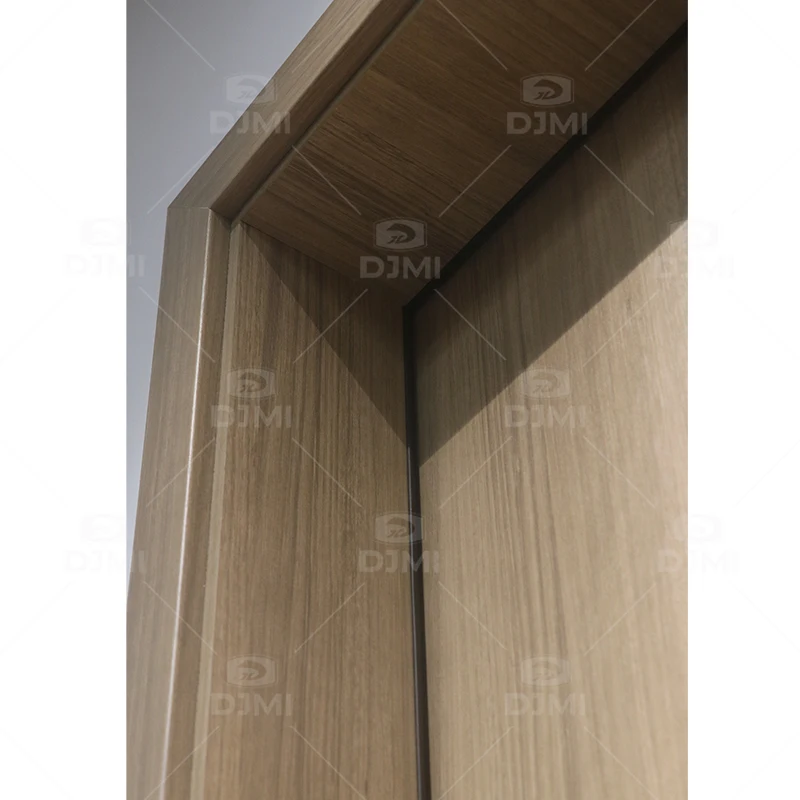 DJMI Foshan Factory Price Custom Color Wood Plastic Composite Sheesham Wood Door Designs