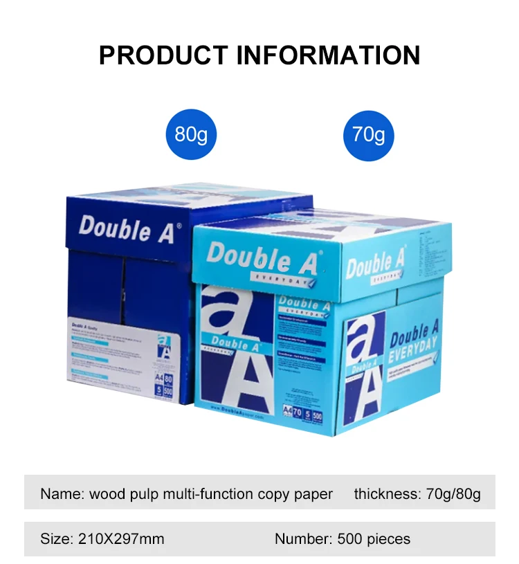 Buy Direct Original A4 Copy Paper A4 paper Ream For Printing China Supplier A4 paper Ream A4 Copypaper 70gsm 75gsm