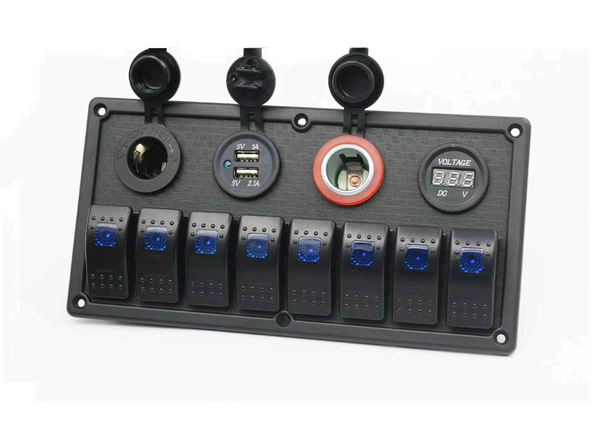 Eight-position Switch Panel Combination Panel Switch with Voltmeter ...