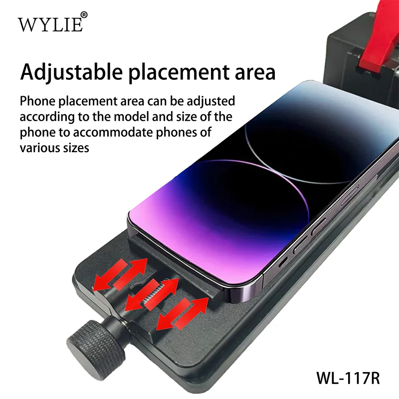 WYLIE WL-117R Heating Screen Opener LCD Separator Fixture for iPhone Samsung Repair Back Cover Frame Disassembly Machine
