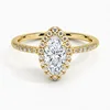 1 carat moissanite ring (marquise cut)