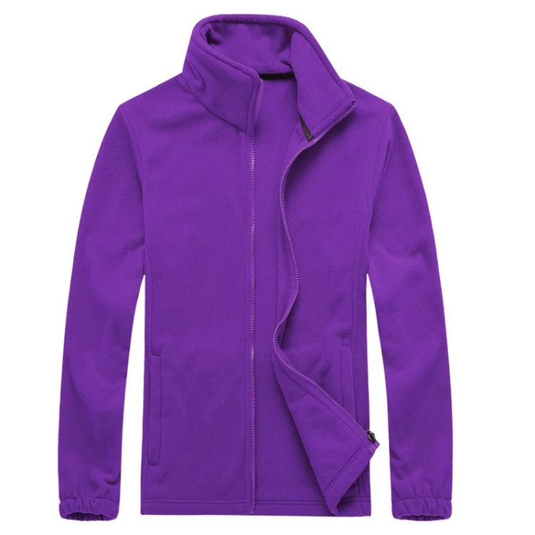 High Quality Custom Logo 100% Polyester Lightweight Windproof Tech Micro Polar Fleece Jacket for Women