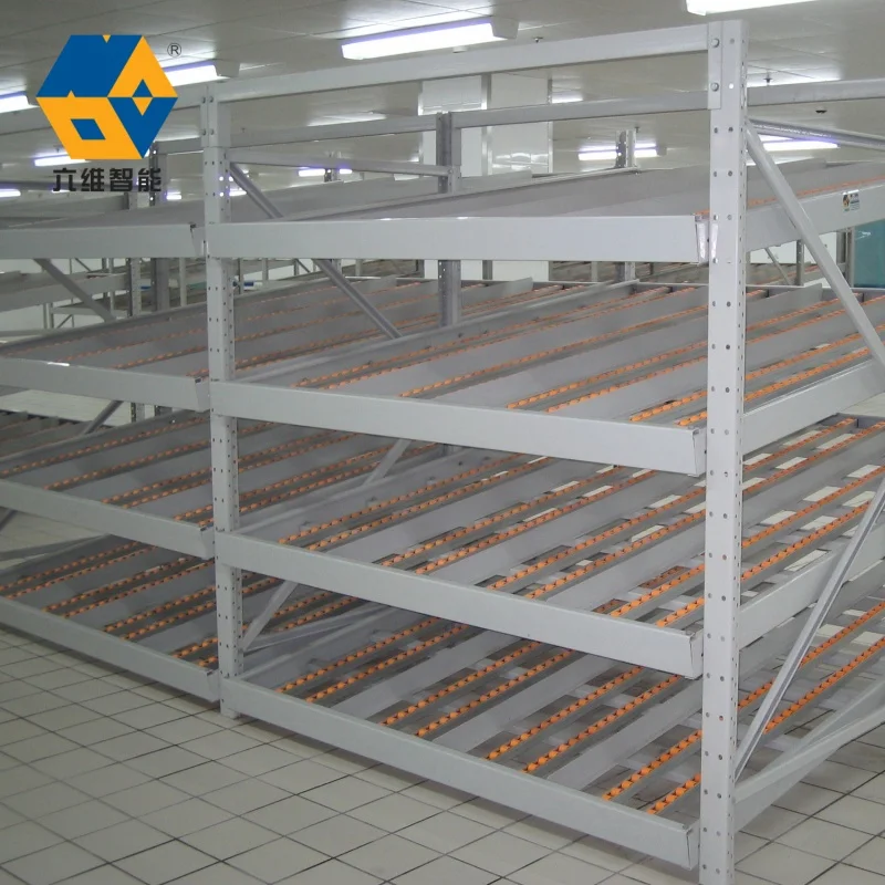 NOVA Steel Gravity Carton Flow Rack System Factory Direct Metal Steel Warehouse Storage Equipment Heavy Duty Carton Flow Rack