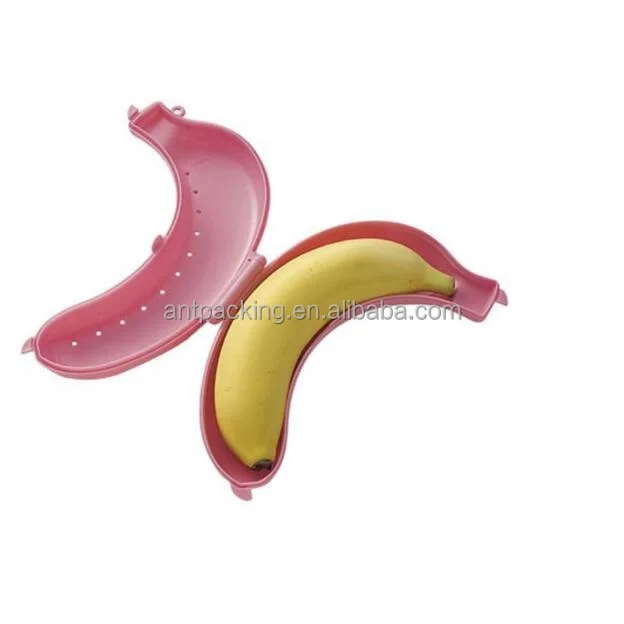 Portable Banana Case Plastic Food Grafe Safe Banana Holder Outdoor Travel Cute Banana Protector Storage Box