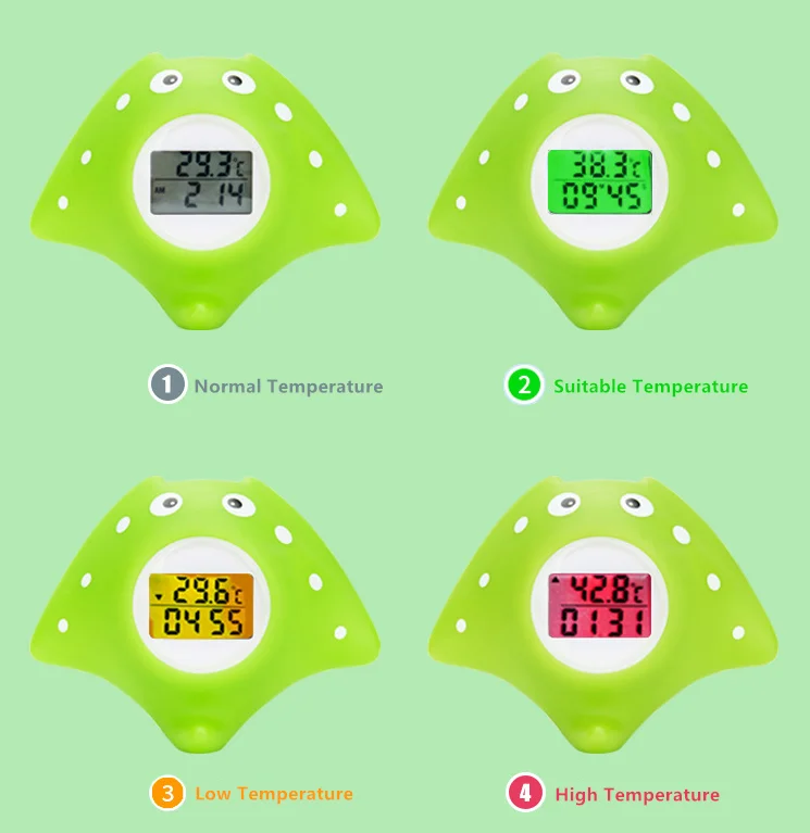 Tpy818 Baby Bath Thermometer And Floating Bath Toy Bathtub Safety