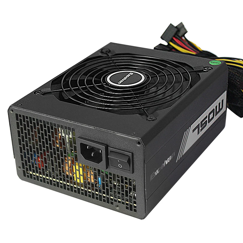 Высокая эффективность ATX 750W источник питания для серверного корпуса промышленного ПК корпус