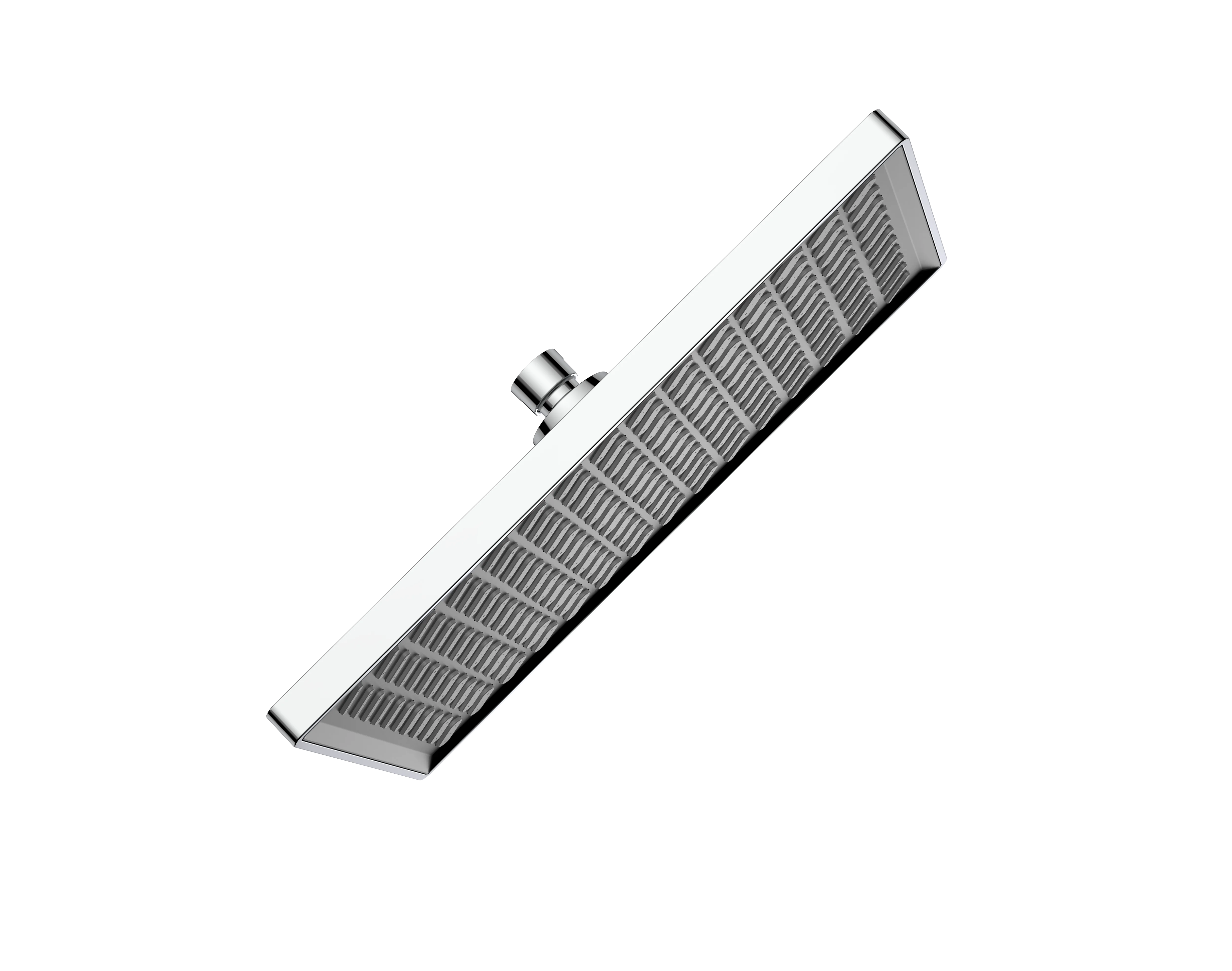 High Quality Modern Square Rainshower Multicolor Shower Head Set Single Water Outlet with Plated Surface for Hotels Bathrooms