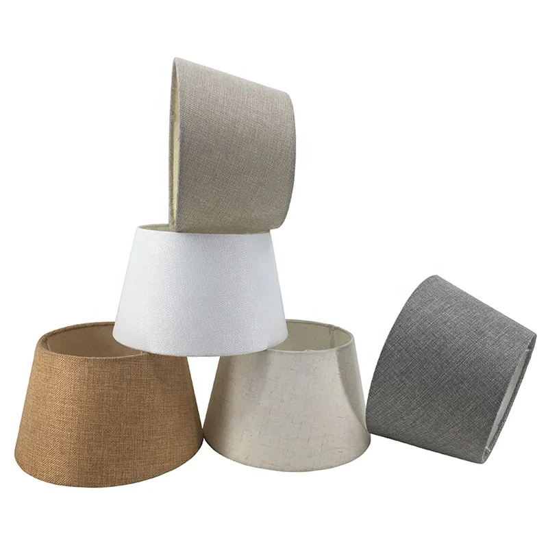 Custom E27 E26 Modern Design Fabric Linen Lampshade Frames Wire for Table Floor Pendant Lamp Covers & Shades Light Kit Abat Jour