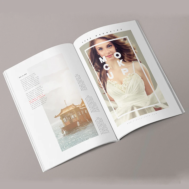 
Professional Custom Full Color Catalog Magazine Book Printing Glossy Brochure Printing 
