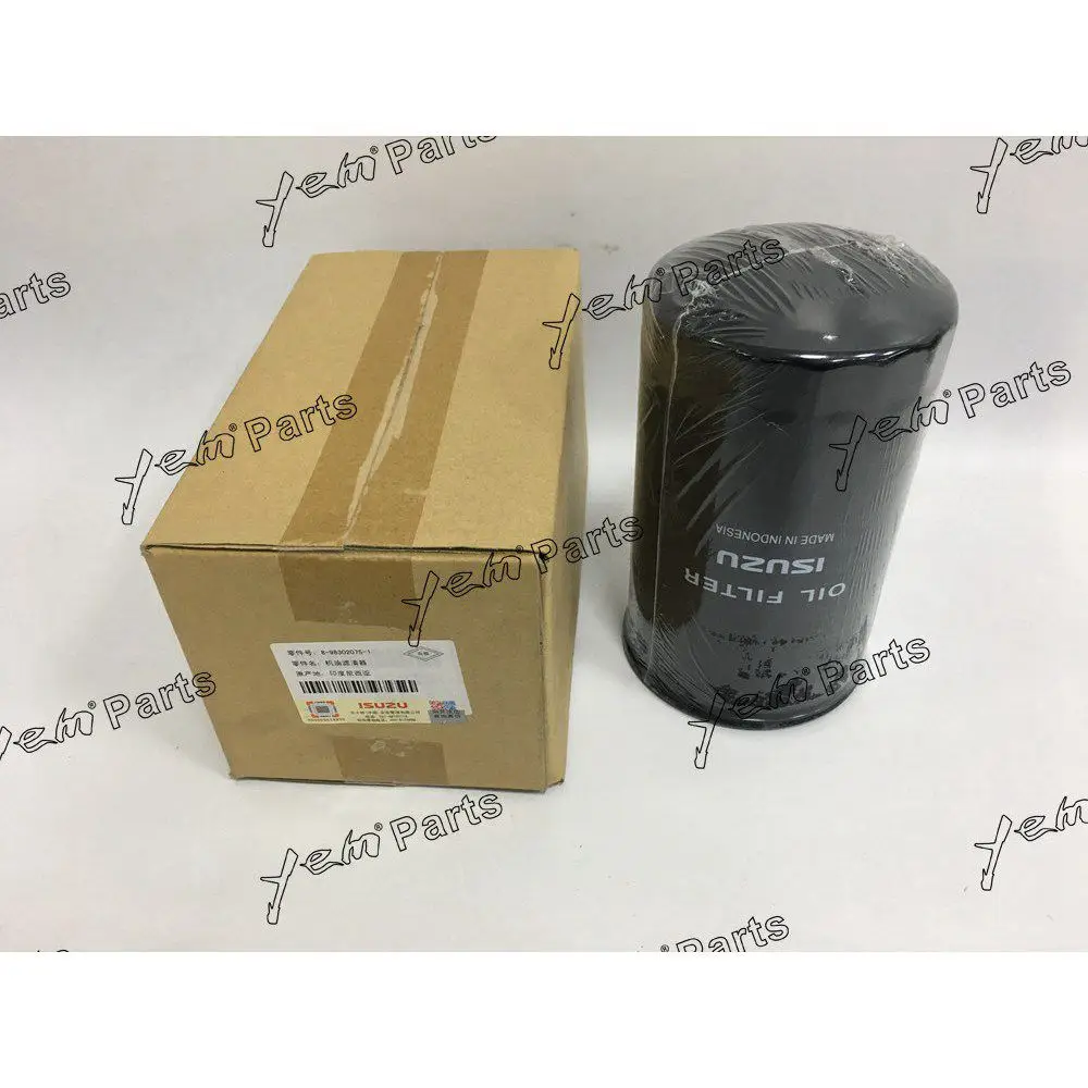 6BG1 Oil Filter 8-98302075-1 for Isuzu Diesel Spare Part