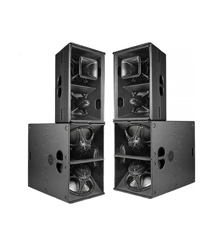 Tw B30 Dual 15 Inch Bass Speaker 2 Way Full Range Pro Speaker 2400w