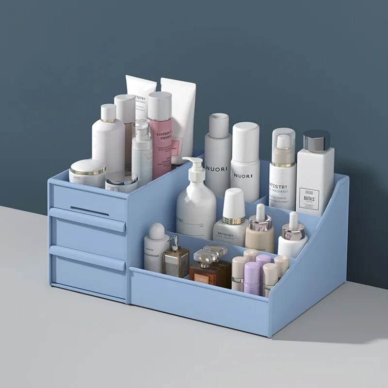 Transparent Mini Jewelry Drawer Type Lipstick Bins Plastic Cosmetic Organizer Storage Boxes