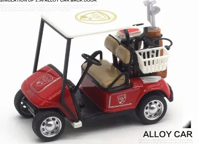 1:36 Mini Golf Cart giocattolo, metallo tirare indietro Action