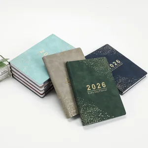 Wholesale Factory 2026 Pure Daily Plan and Schedule Notebook Spanish and English Calendar Notebook Meetingbook